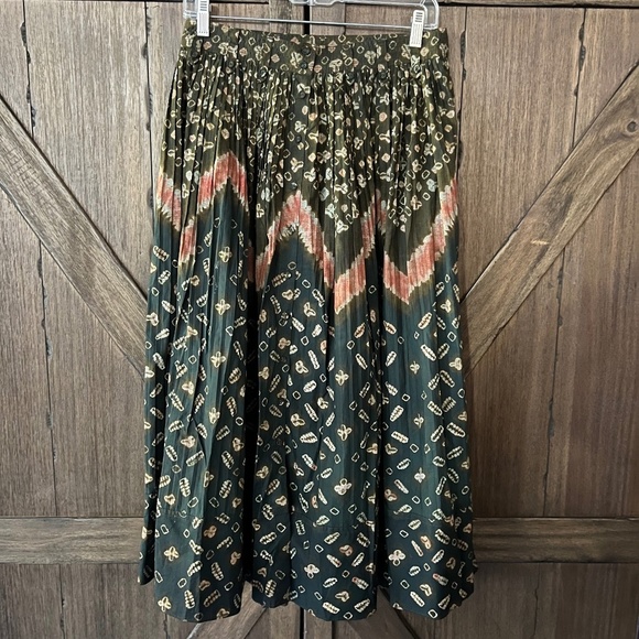 Ulla Johnson Alejandra Cotton Midi Skirt in Jasper Size 6 - Picture 4 of 8